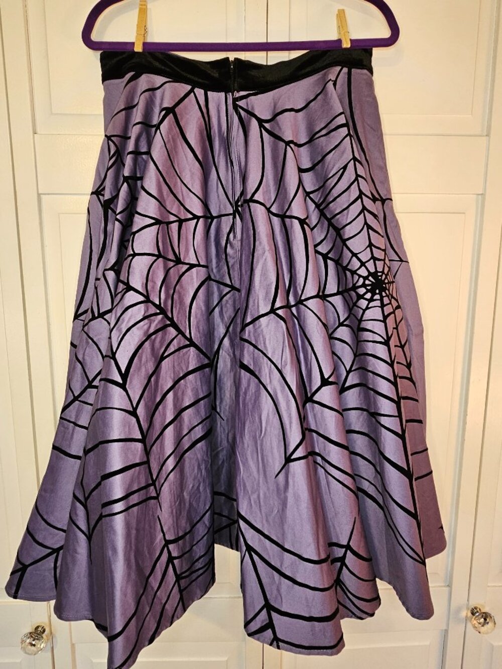 Vixen by Micheline Pitt Widow Spiderweb Circle Skirt - Picture 2 of 7